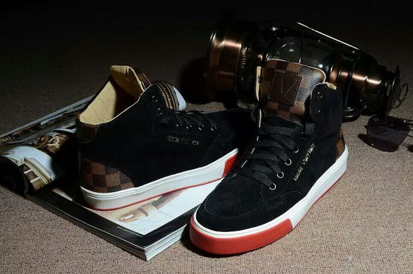 LV High-Top Fashion Men Shoes--015